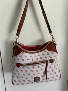 Dooney and Bourke Shoulder Bag Bone White Small